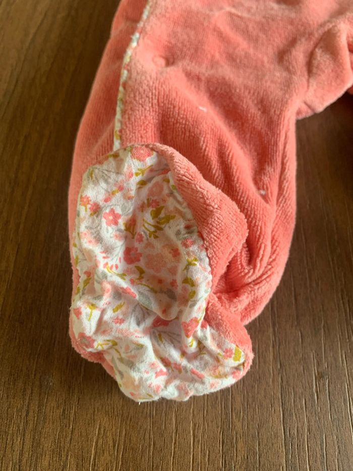 Pyjama velours Tape à l’Oeil 3 mois - photo numéro 4