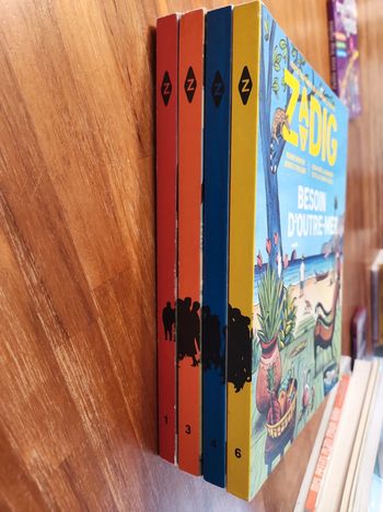 Lot de 4 livres : Zadig