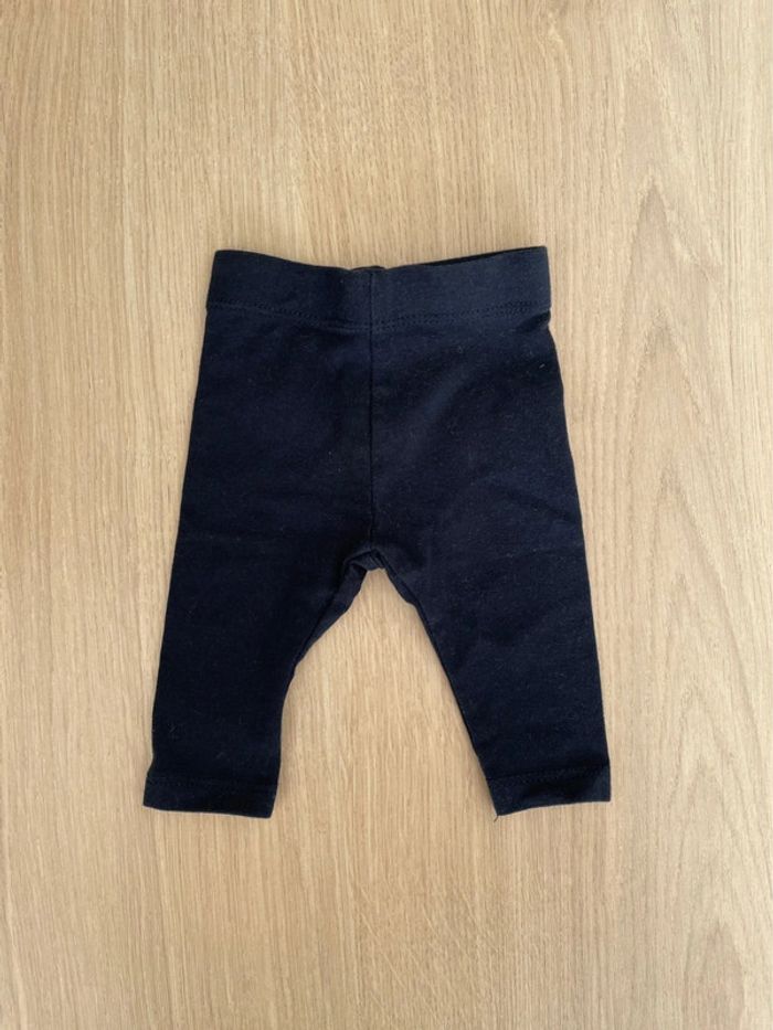 Legging bébé bleu marine fille garçon taille 3 mois