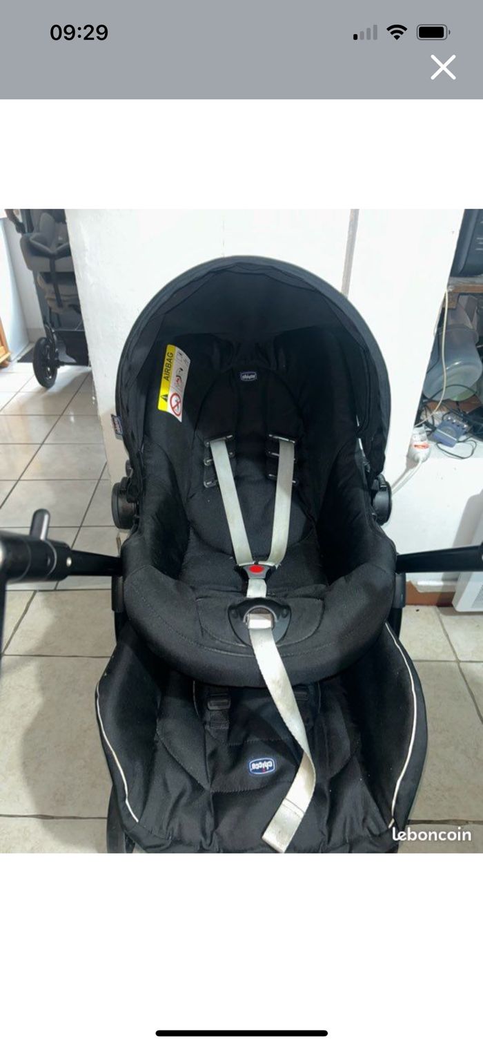 Poussette chicco 3 en 1 - photo numéro 7