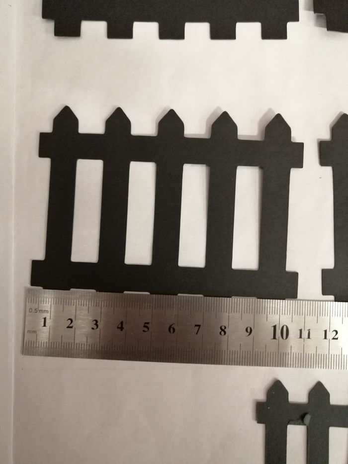 Scrapbooking découpe grande barrière et une petite (N18) - photo numéro 2