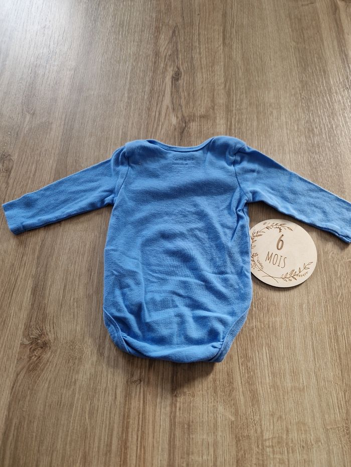 Body Bébé Bleu Manches Longues Lupilu (2-6 Mois / 62-68 cm) - photo numéro 4