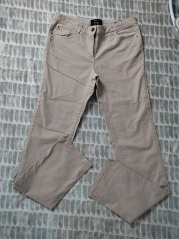 Jeans pantalon slim stretch beige Burton taille 38