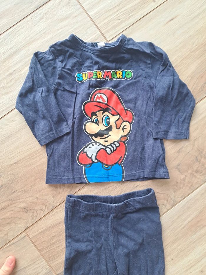 Pyjama leger super Mario 12 mois - photo numéro 2