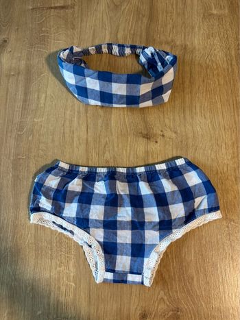 Ensemble bloomer + bandeau Vertbaudet 18 mois parfait état