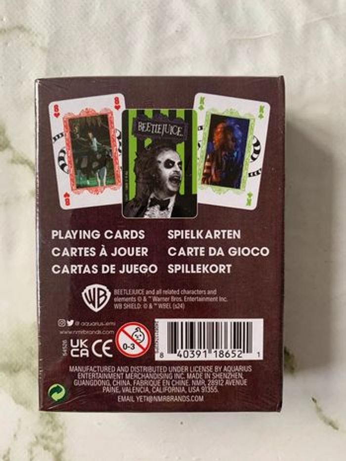 Jeu de cartes Beetlejuice - photo numéro 2
