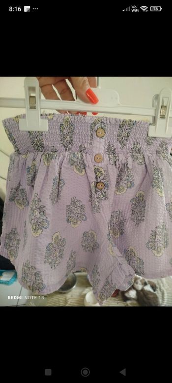 #kytie5ansfille. Short taille 5 ans