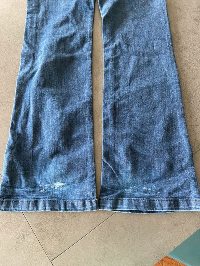 Jeans grossesse maternité bas évasé taille 38 - photo numéro 3