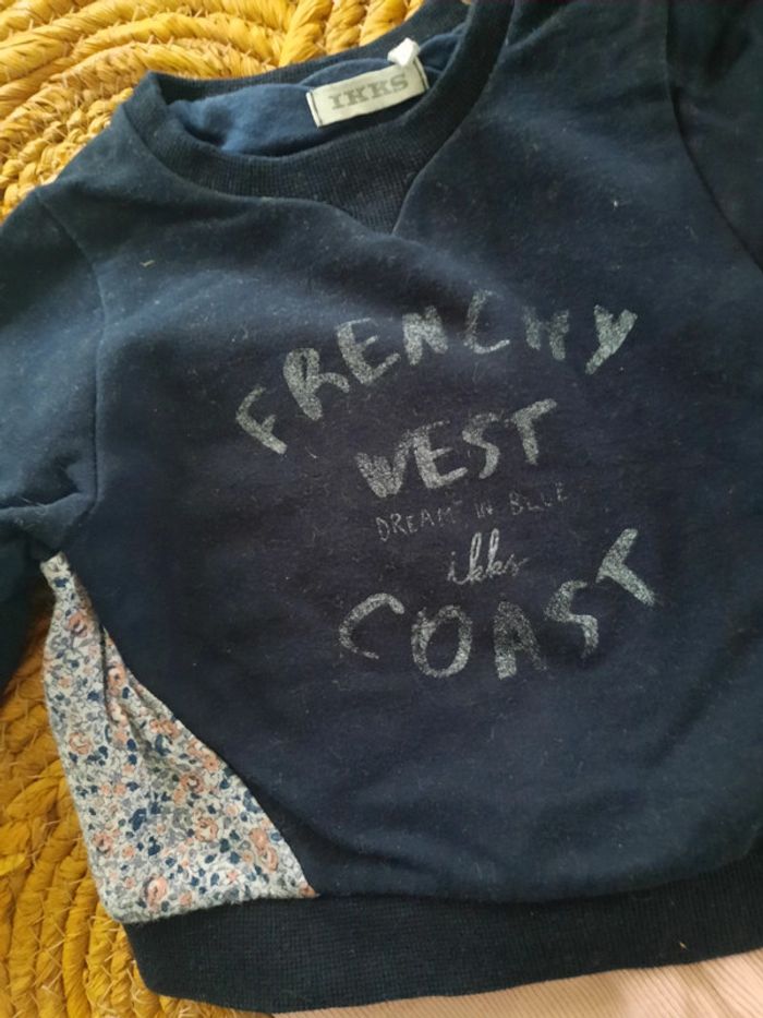 Ensemble sweat Ikks et legging Kiabi 12 mois - photo numéro 3