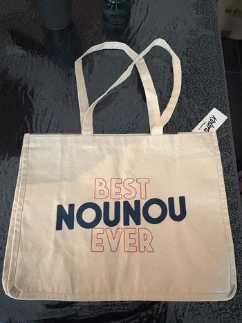 Sac cabas “best nounou ever”