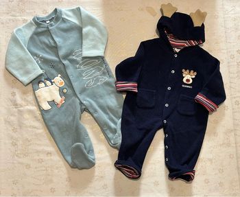 Lot 2 surpyjamas velours