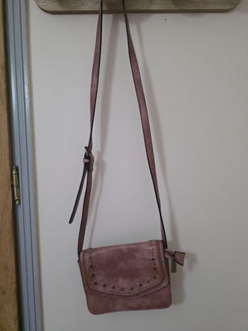 Sac bandoulière rose