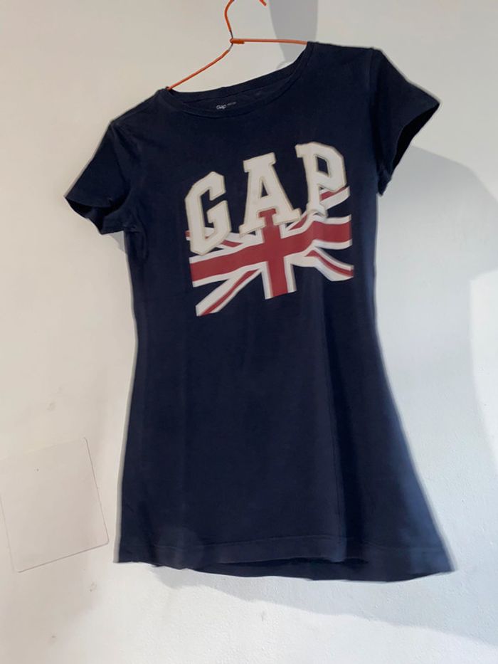 309 - t-shirt Gap à écriture et motif anglais