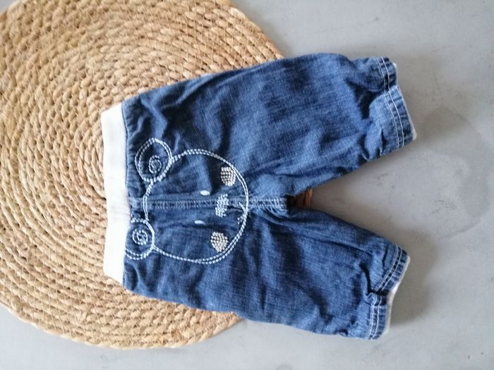 Jean large doublé chaud, garçon, 3 mois, très bon état, Kimbaloo - photo numéro 2