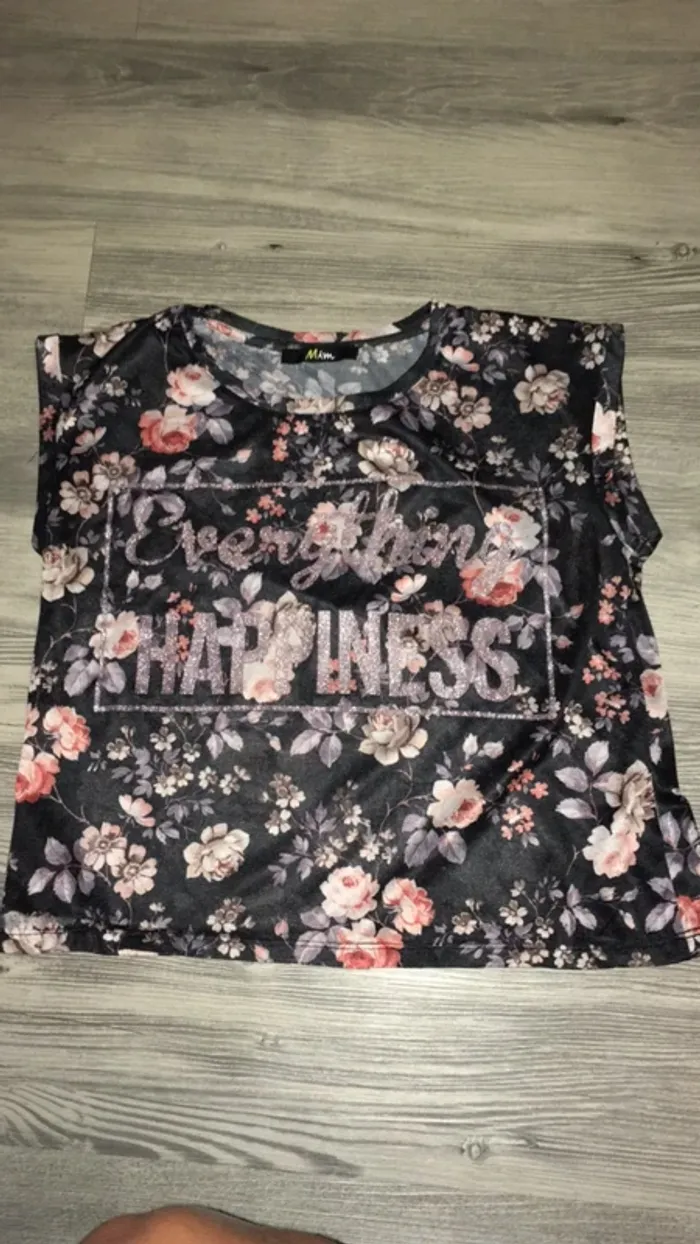 T-shirt fleuri