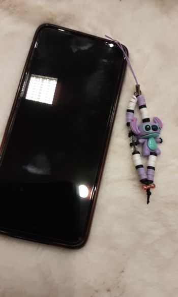 Bijoux de téléphone stitch violet