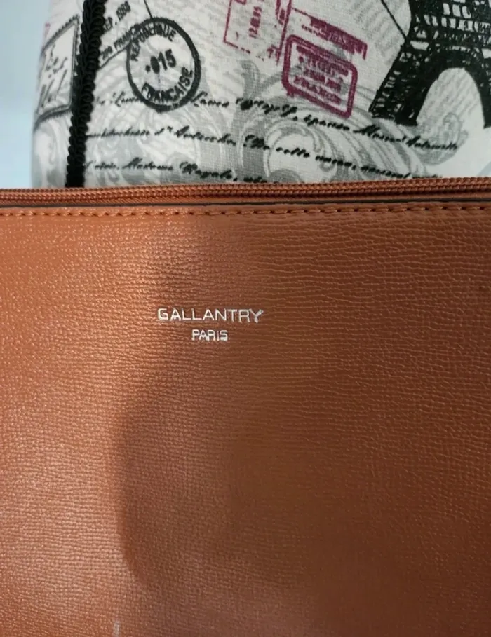 Joli sac Gallantry Paris camel – pratique et élégant - photo numéro 2