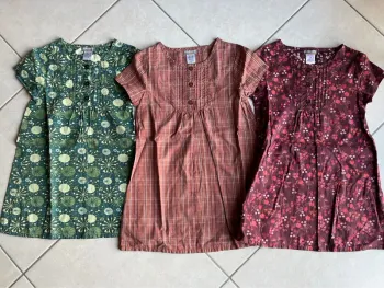 3 robes imprimées