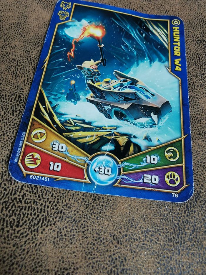 Carte à collectionner Lego Legends of Chima Huntor W4 - photo numéro 2