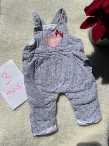 Salopette ~ Gémo ~ 3 mois