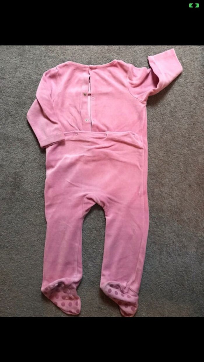 Pyjama velours Vertbaudet 18 mois - photo numéro 3