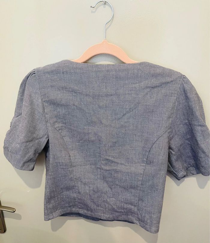 Chemisier Camaïeu – Taille M – Mélange Lin/Viscose/Coton - photo numéro 2