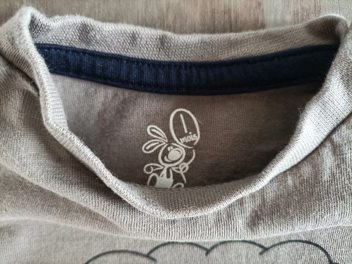 Lot de 2 T Shirts manches courtes 1 mois - photo numéro 4