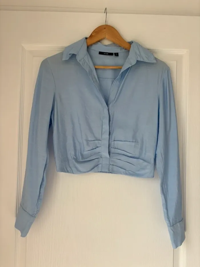 Chemise crop top Kiabi