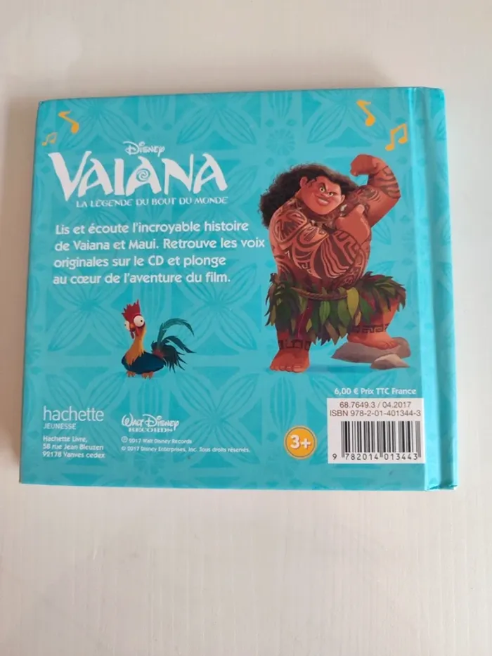 Vaiana Livre + CD - photo numéro 5
