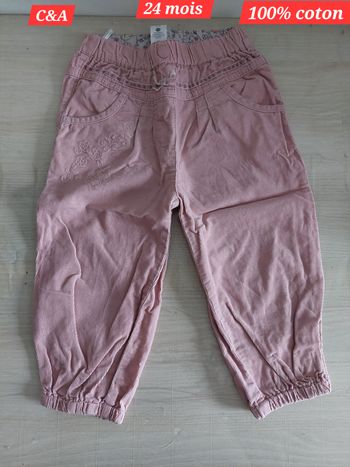 Pantalon fille 24 mois