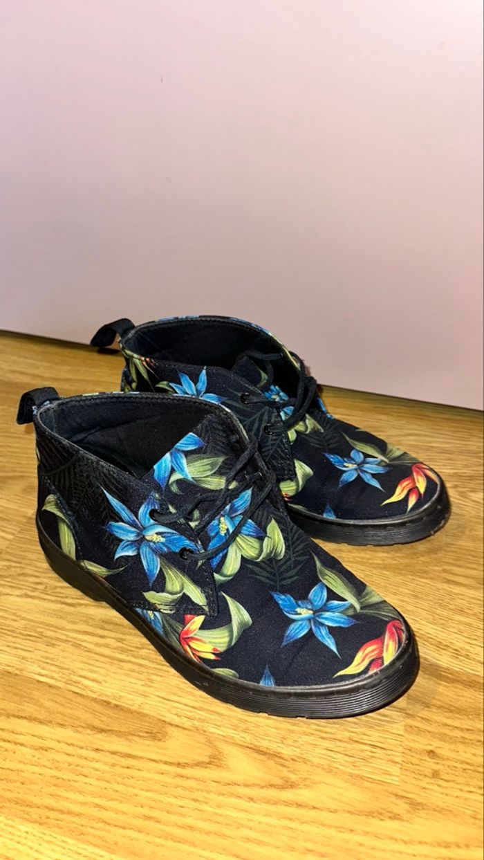 Dr Martens Fleuri - tissu - Édition Limitée taille 37