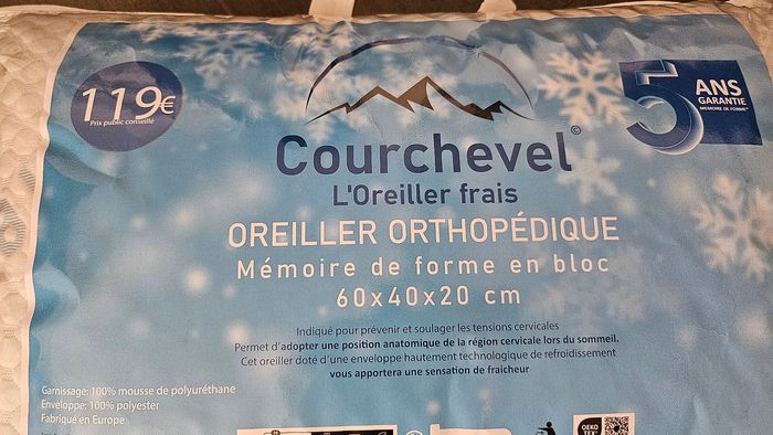 Oreiller à mémoire de forme - photo numéro 3