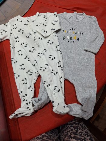 Lot 2 pyjamas chaud verbaudet