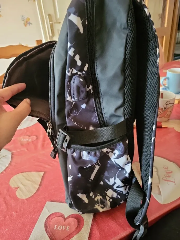 Sac a dos école noir - photo numéro 3