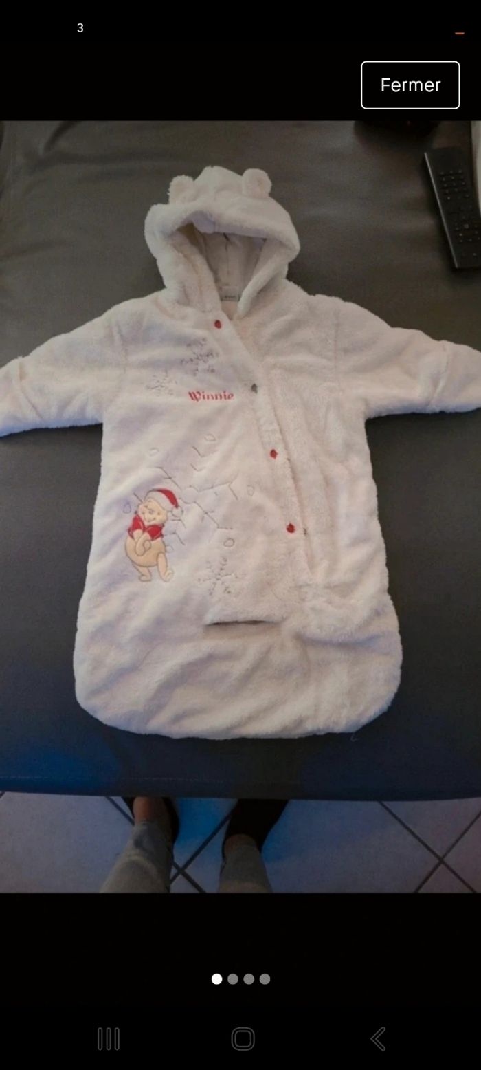 Combipilote/combinaison 3/6 mois disney winni l ourson