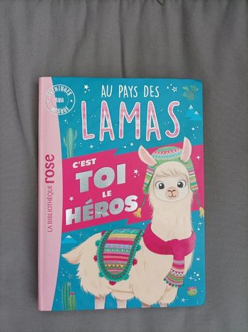 Livre "au pays des lamas : c est toi les héros"