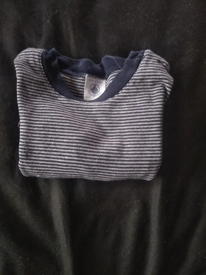 Tee shirt Garçon Manches longues 6 Mois - photo numéro 2