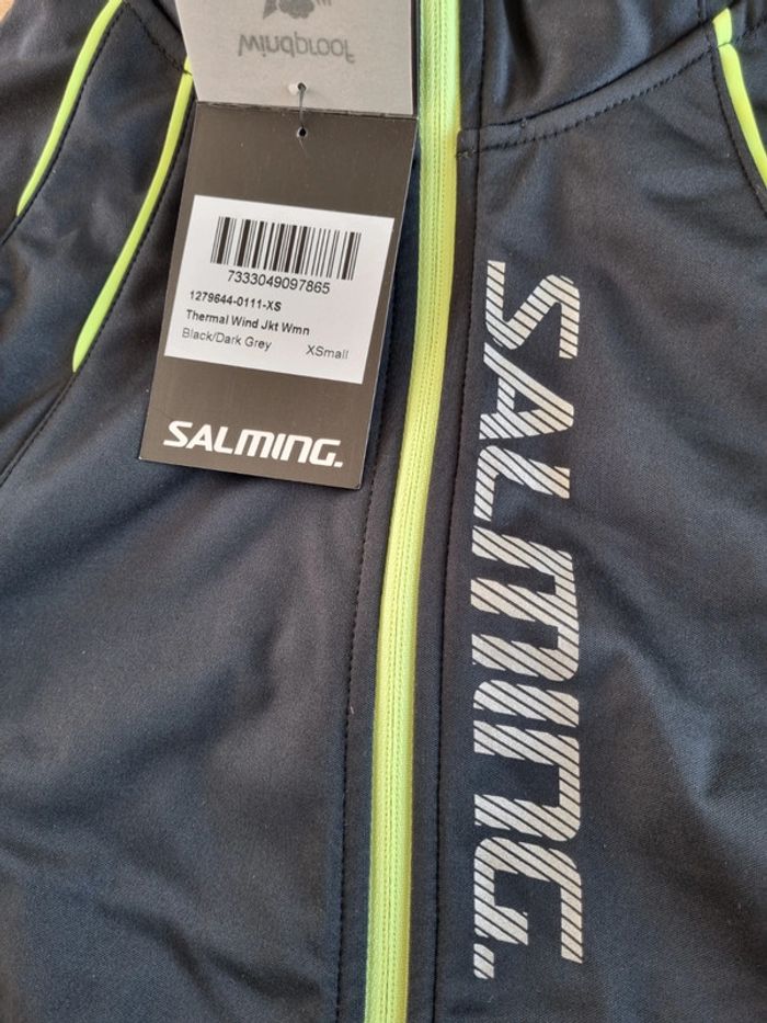 Salming thermal wind jacket veste running sport taille XS - photo numéro 2