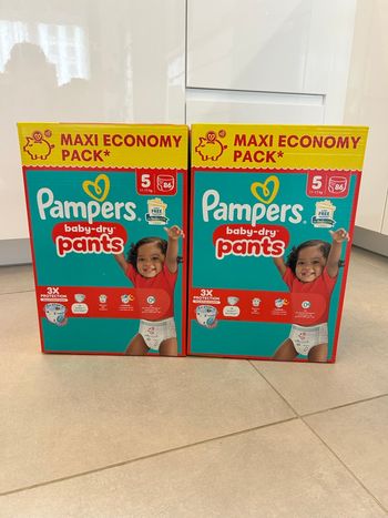 172 Couches Pampers Pants Baby Dry Taille 5 