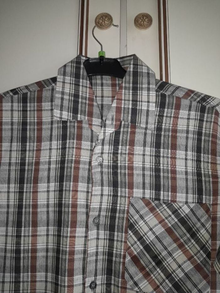 Chemise homme manches courtes