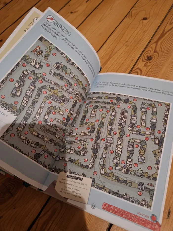 Lot livres enquetes fabuleuses de sherlock holmes et bd jeux ariol sisters - photo numéro 3