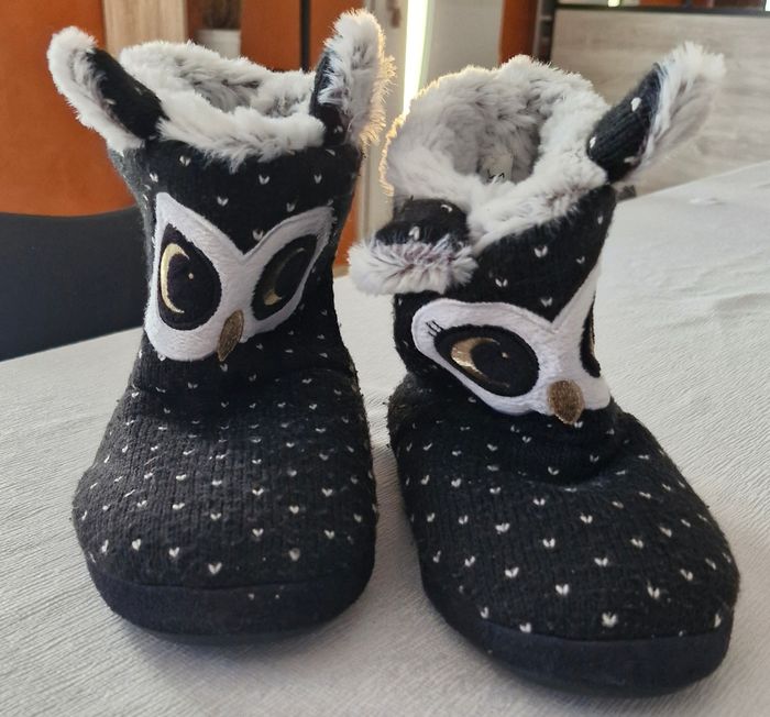 chaussons bottines fourrés