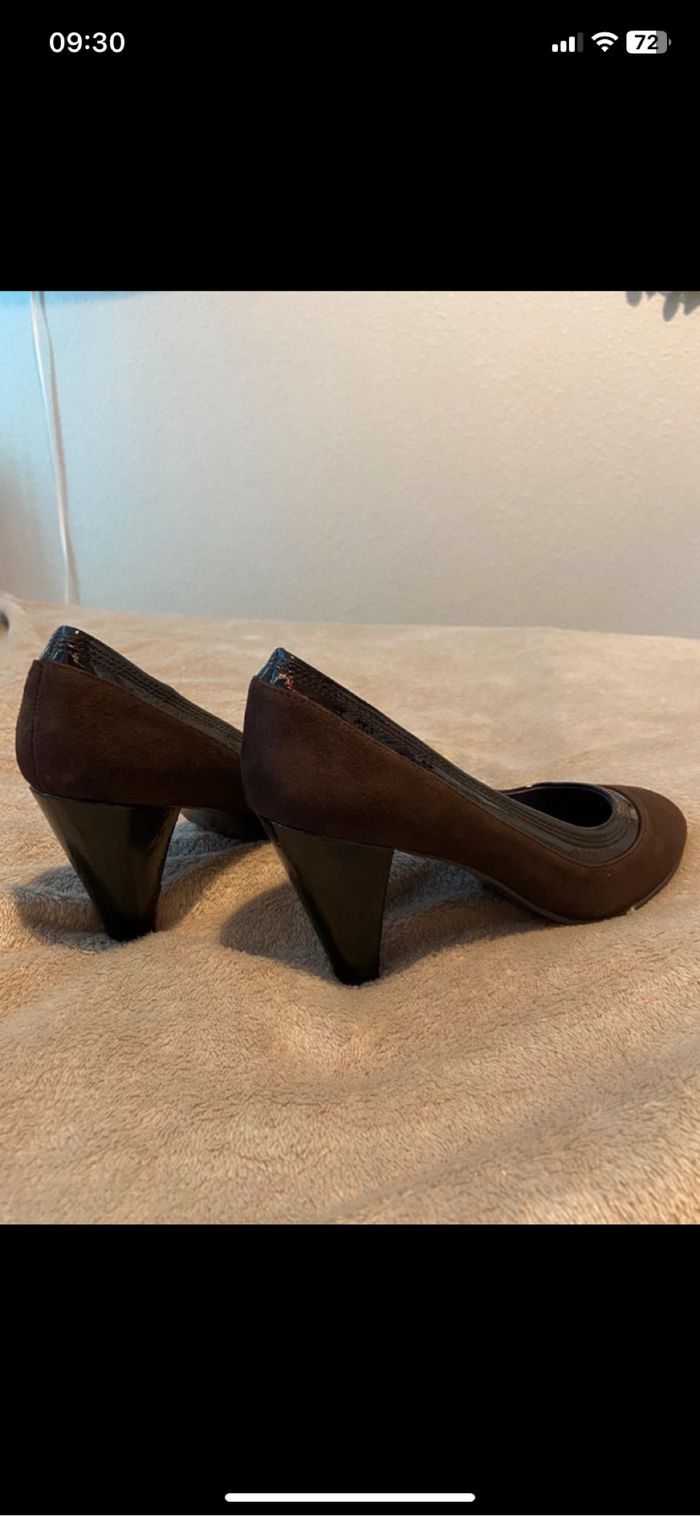 Escarpins marron - photo numéro 2