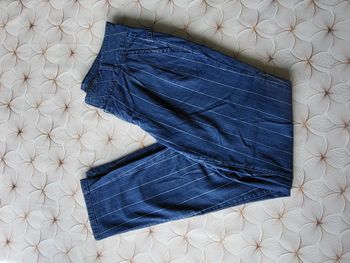 Pantalon droit bleu marine femme taille 38 BPC Selection très bon état