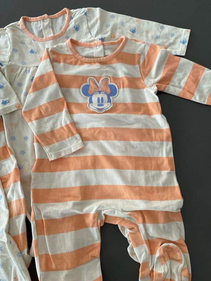 Lot de 4 pyjamas Disney baby orchestra 12 mois - photo numéro 2