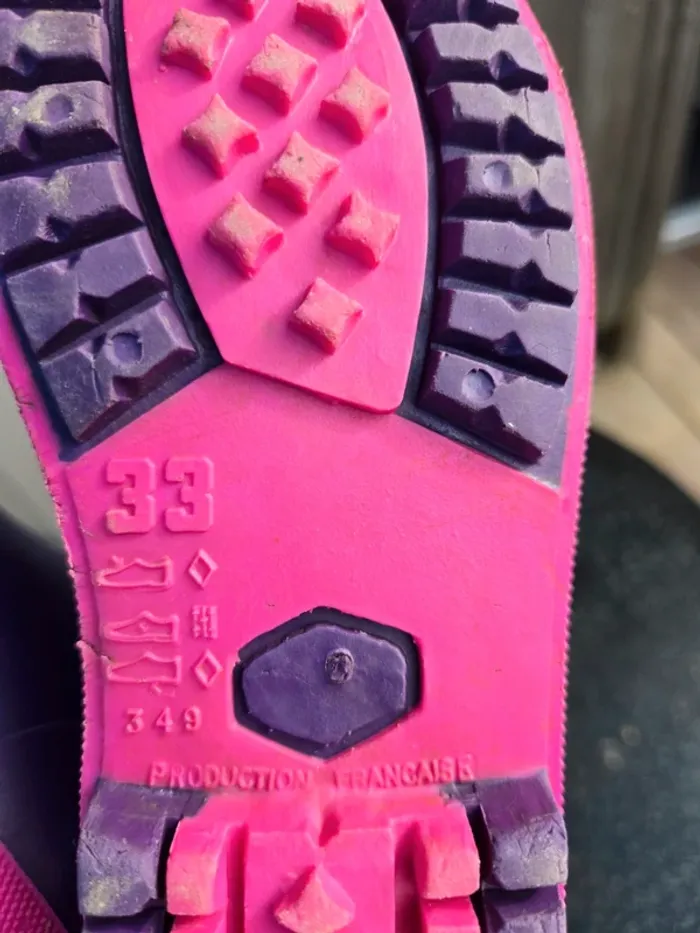 Bottes violettes taille 33 - photo numéro 16