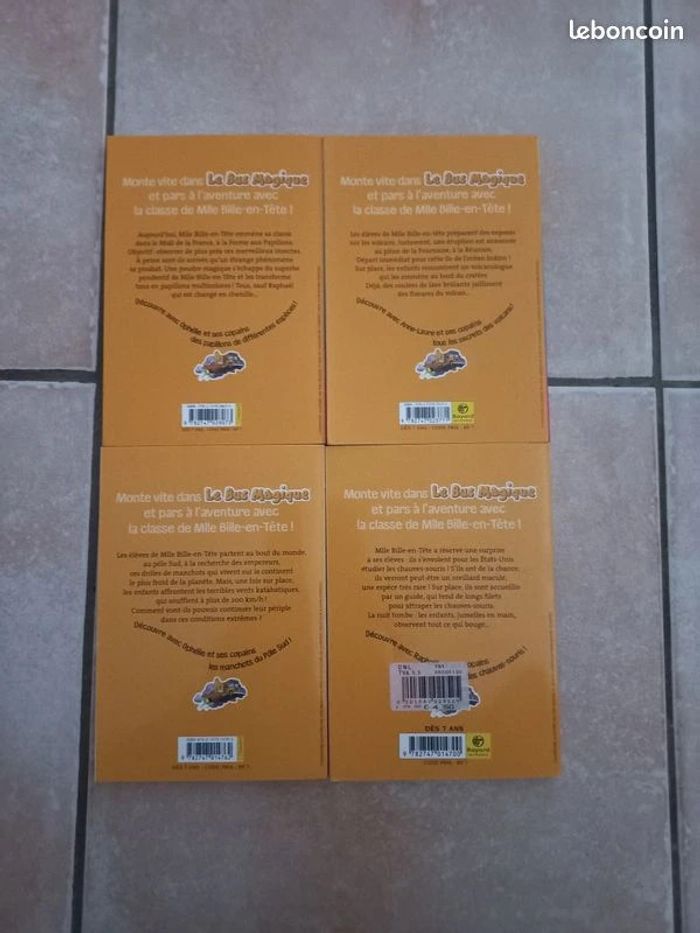 Lot de 4 livres le bus magique - photo numéro 2
