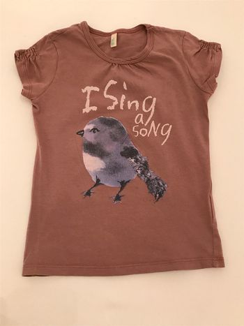 Tee-Shirt manches courtes rose Lie de vin