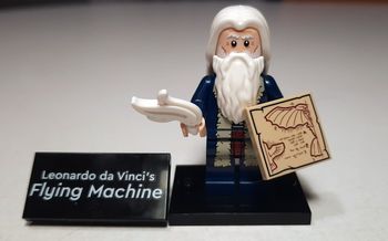 LEGO Minifig Léonard de Vinci