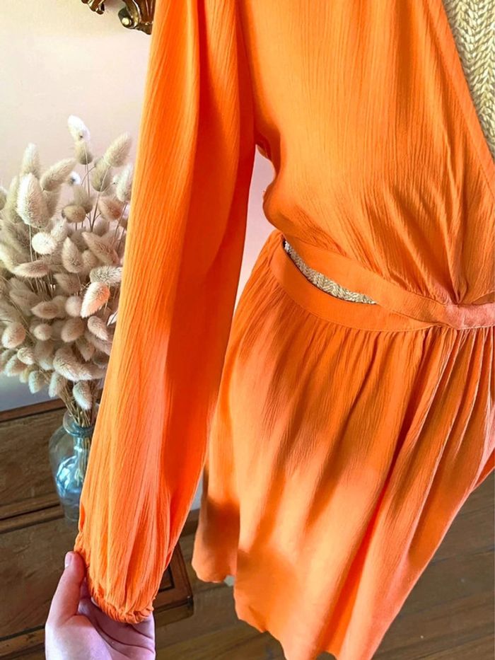 Robe Éclatante en Orange - Etam - Taille M neuf avec étiquette - photo numéro 13